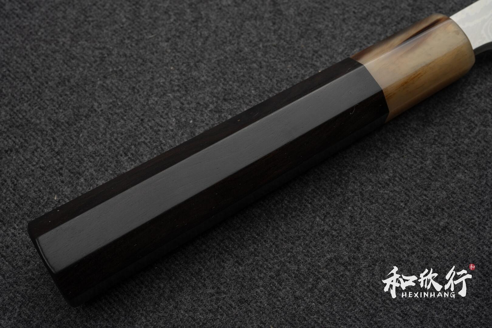 山脇刃物Yamawaki Hamono 鄉右馬允義弘作銀三鋼墨流正夫柳刃系列